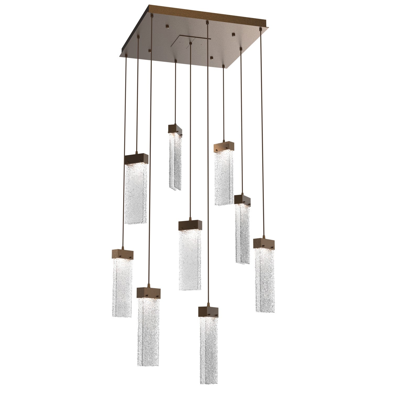 Hammerton Studio - CHB0042-09-FB-CR-C01-L1 - LED Pendant - Parallel - Flat Bronze