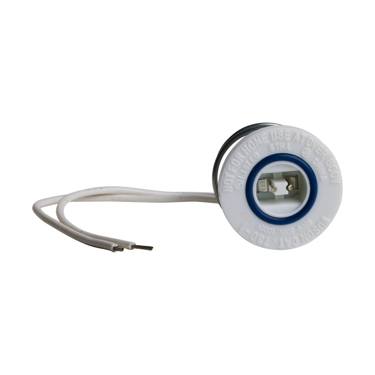 Satco - 80-2831 - Recessed Double Contact Lampholder - White
