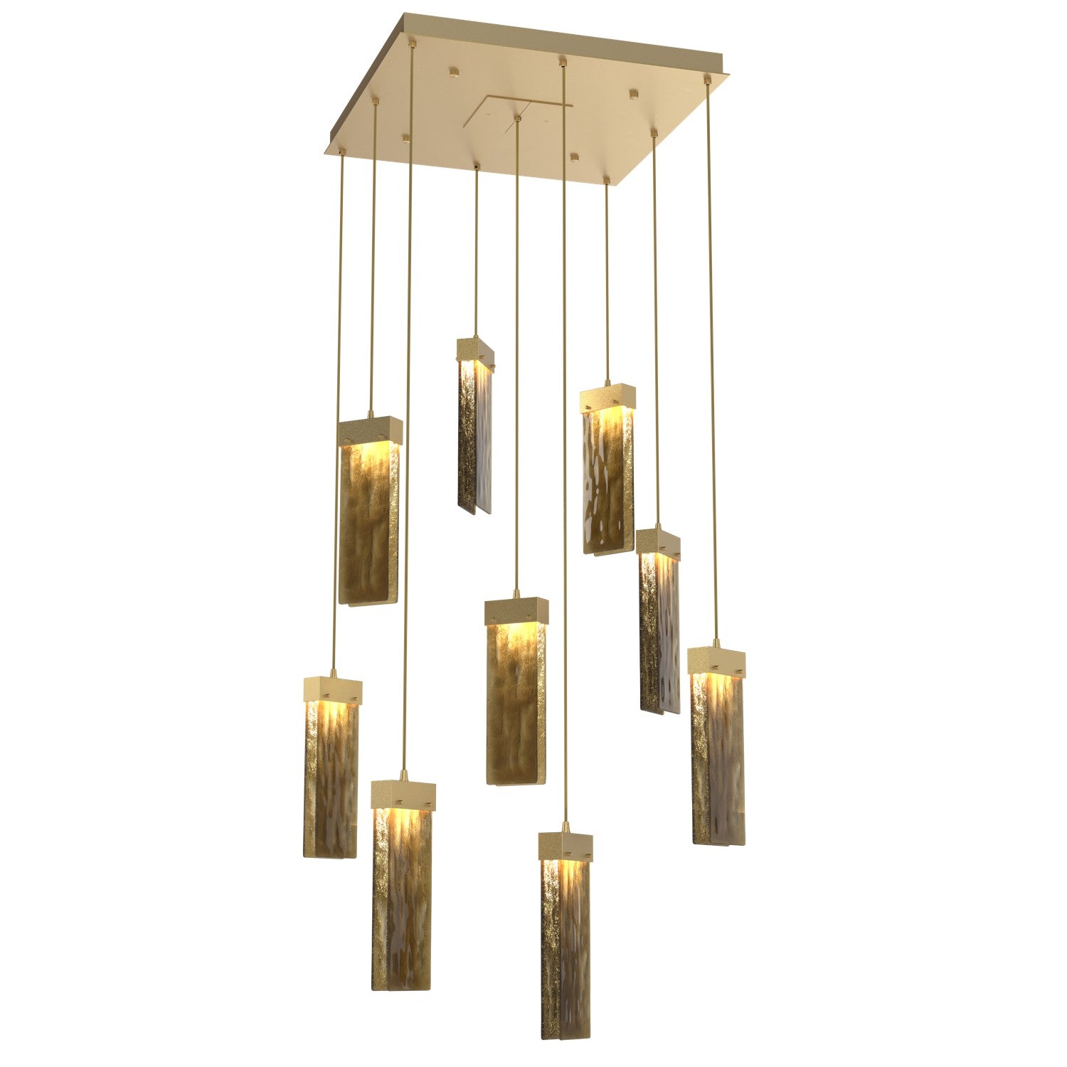 Hammerton Studio - CHB0042-09-GB-BG-C01-L1 - LED Pendant - Parallel - Gilded Brass