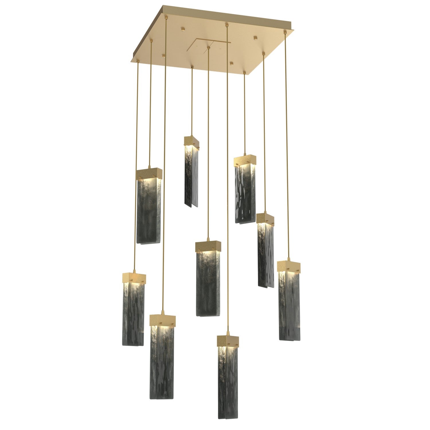 Hammerton Studio - CHB0042-09-GB-SG-C01-L1 - LED Pendant - Parallel - Gilded Brass