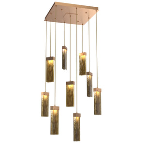 Hammerton Studio - CHB0042-09-NB-BG-C01-L3 - LED Pendant - Parallel - Novel Brass