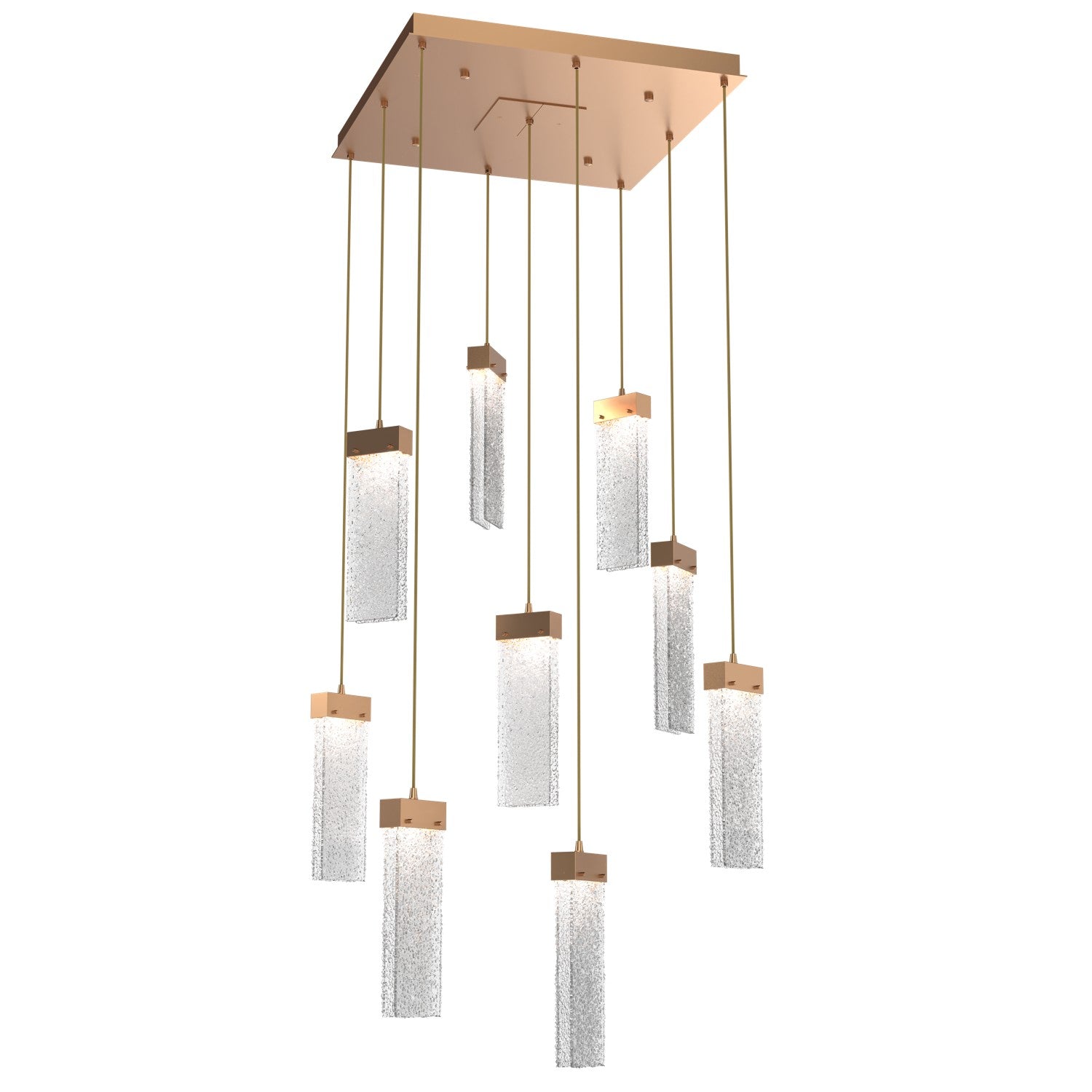 Hammerton Studio - CHB0042-09-NB-CR-C01-L1 - LED Pendant - Parallel - Novel Brass