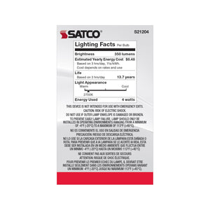 Satco - S21204 - Light Bulb - Clear