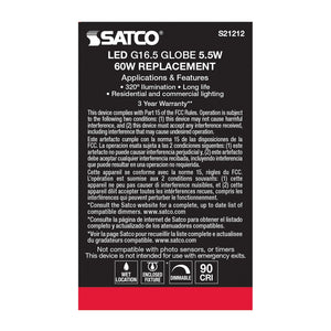 Satco - S21212 - Light Bulb - White