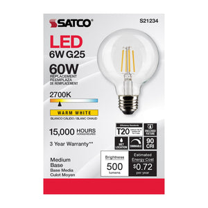 Satco - S21234 - Light Bulb - Clear
