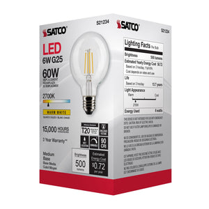 Satco - S21234 - Light Bulb - Clear