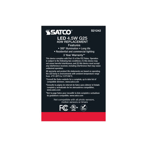 Satco - S21242 - Light Bulb - Clear