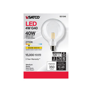 Satco - S21248 - Light Bulb - Clear
