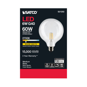 Satco - S21252 - Light Bulb - Clear