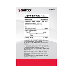Satco - S21252 - Light Bulb - Clear