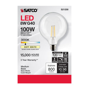 Satco - S21258 - Light Bulb - Clear
