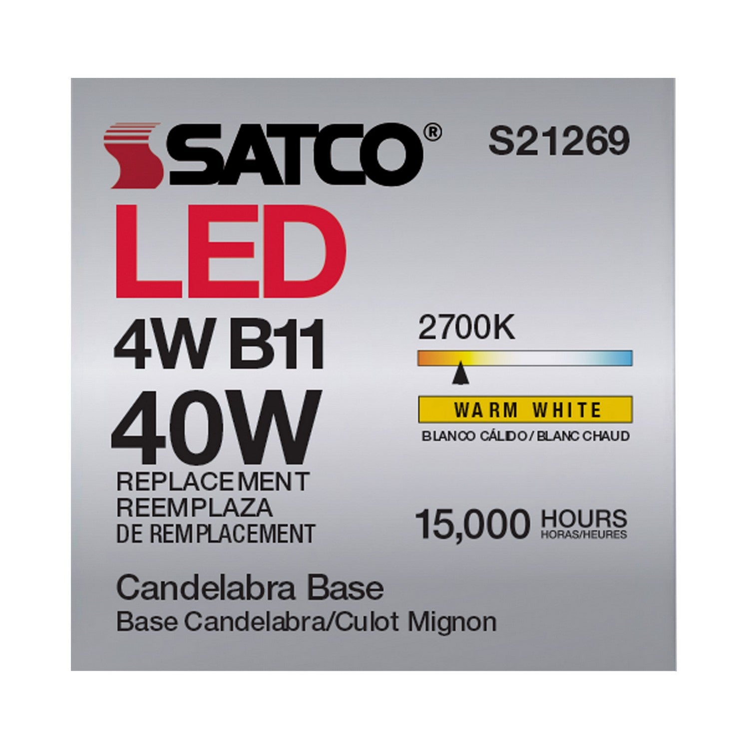 Satco - S21269 - Light Bulb - Frost