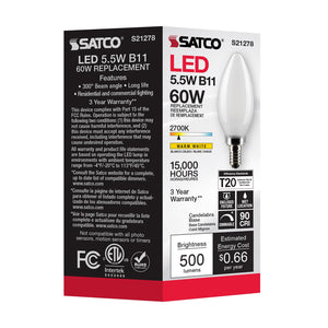 Satco - S21278 - Light Bulb - Frost