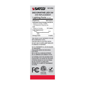 Satco - S21294 - Light Bulb - Clear