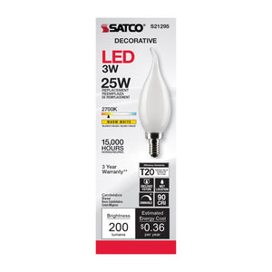 Satco - S21295 - Light Bulb - Frost