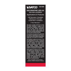 Satco - S21299 - Light Bulb - Clear