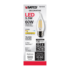 Satco - S21318 - Light Bulb - Clear