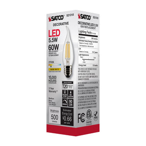 Satco - S21318 - Light Bulb - Clear