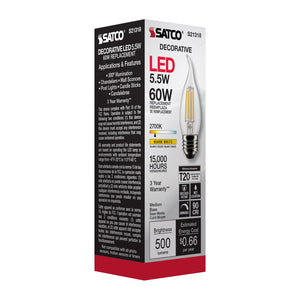 Satco - S21318 - Light Bulb - Clear
