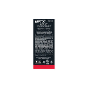 Satco - S21360 - Light Bulb - Clear
