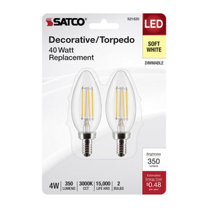 Satco - S21820 - Light Bulb - Clear