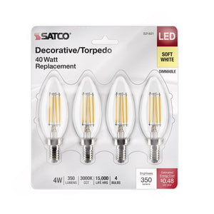 Satco - S21821 - Light Bulb - Clear