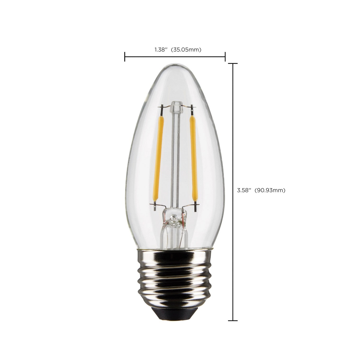 Satco - S21834 - Light Bulb - Clear