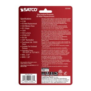 Satco - S21838 - Light Bulb - Frost