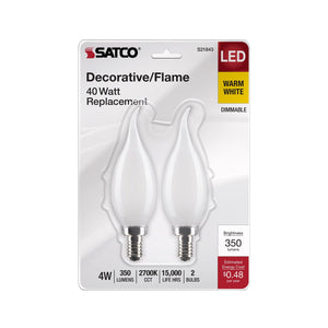Satco - S21843 - Light Bulb - Frost