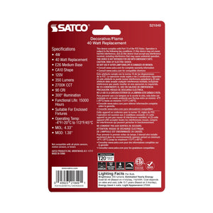 Satco - S21849 - Light Bulb - Clear