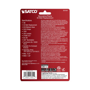 Satco - S21851 - Light Bulb - Frost