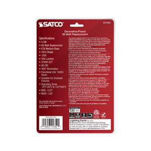 Satco - S21852 - Light Bulb - Clear