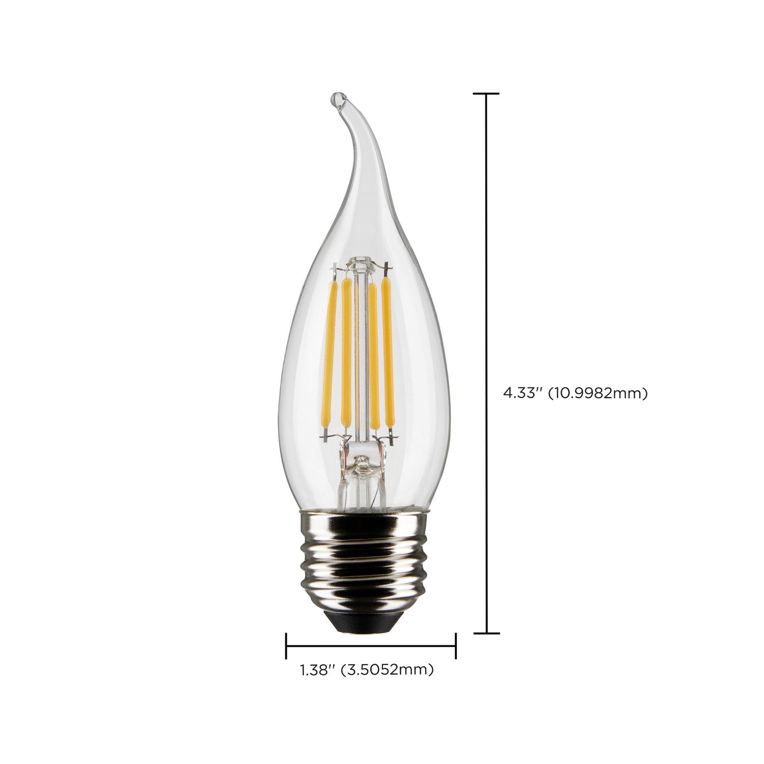 Satco - S21852 - Light Bulb - Clear