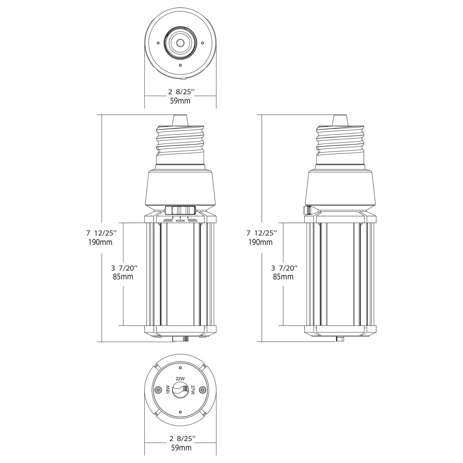 Satco - S23151 - Light Bulb - White