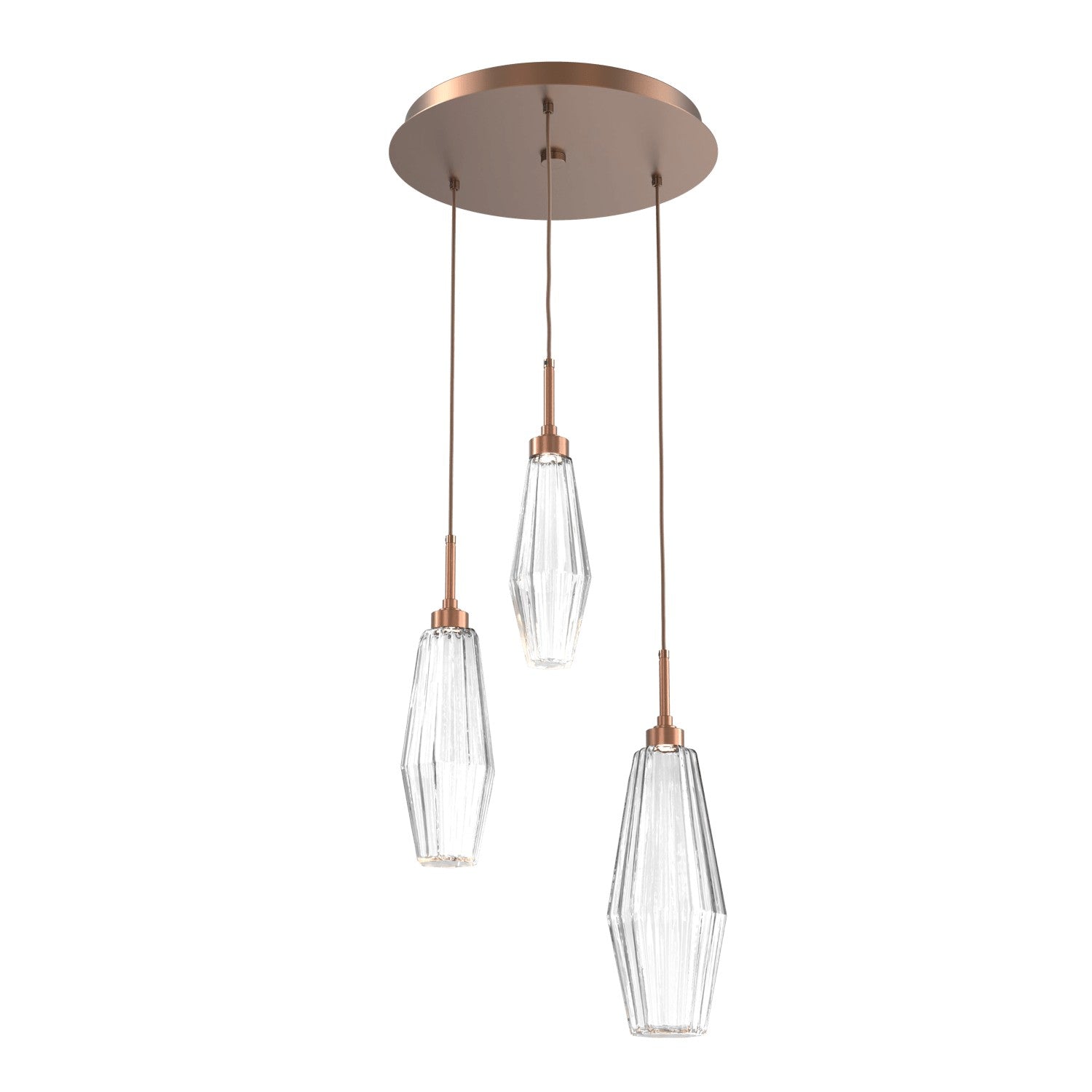 Hammerton Studio - CHB0049-03-BB-RC-C01-L1 - LED Pendant - Aalto - Burnished Bronze