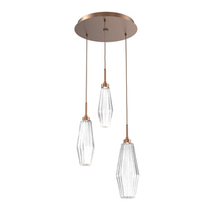 Hammerton Studio - CHB0049-03-BB-RC-C01-L3 - LED Pendant - Aalto - Burnished Bronze