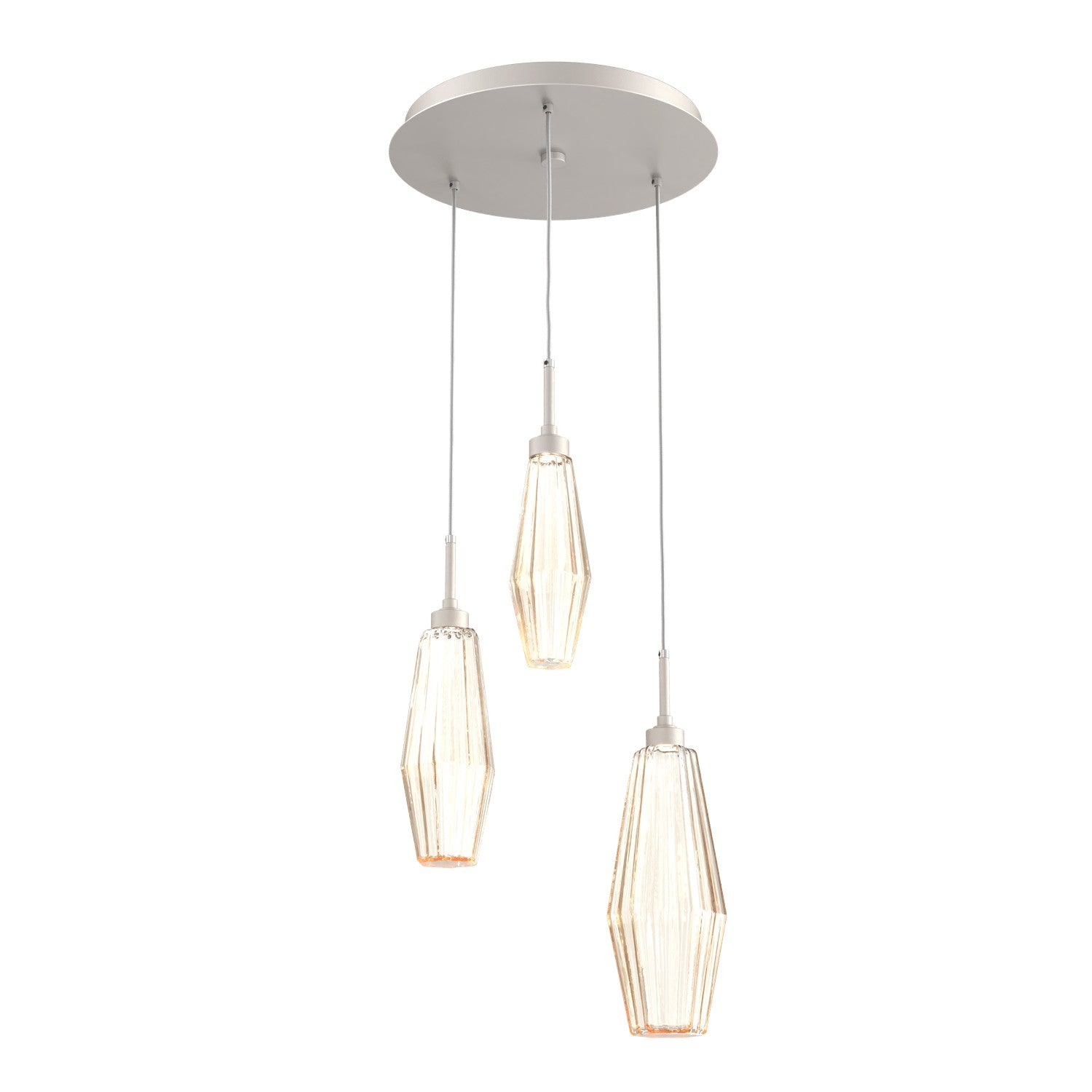 Hammerton Studio - CHB0049-03-BS-RA-C01-L1 - LED Pendant - Aalto - Beige Silver