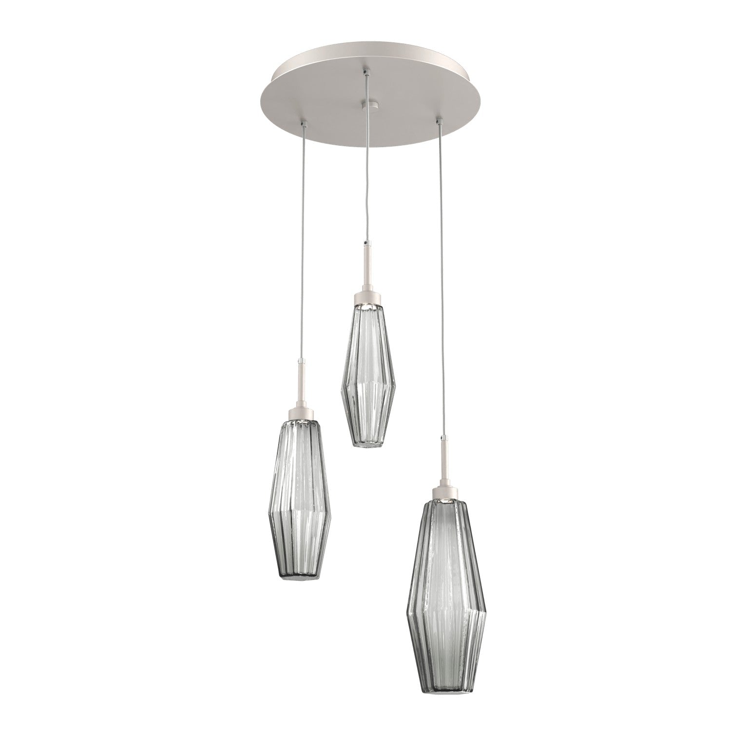 Hammerton Studio - CHB0049-03-BS-RS-C01-L1 - LED Pendant - Aalto - Beige Silver