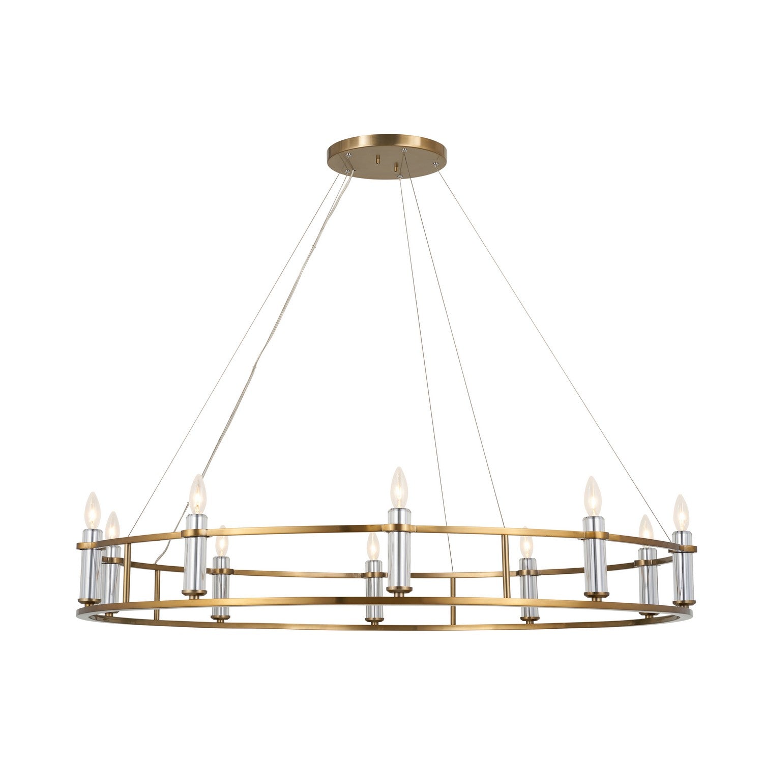 Kichler - 52491BNB - Ten Light Chandelier - Rosalind - Brushed Natural Brass