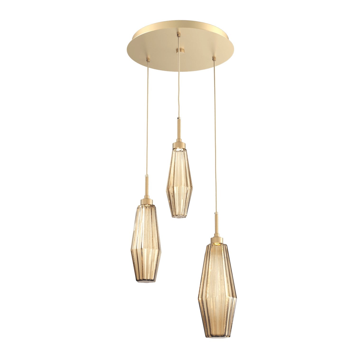 Hammerton Studio - CHB0049-03-GB-RB-C01-L1 - LED Pendant - Aalto - Gilded Brass