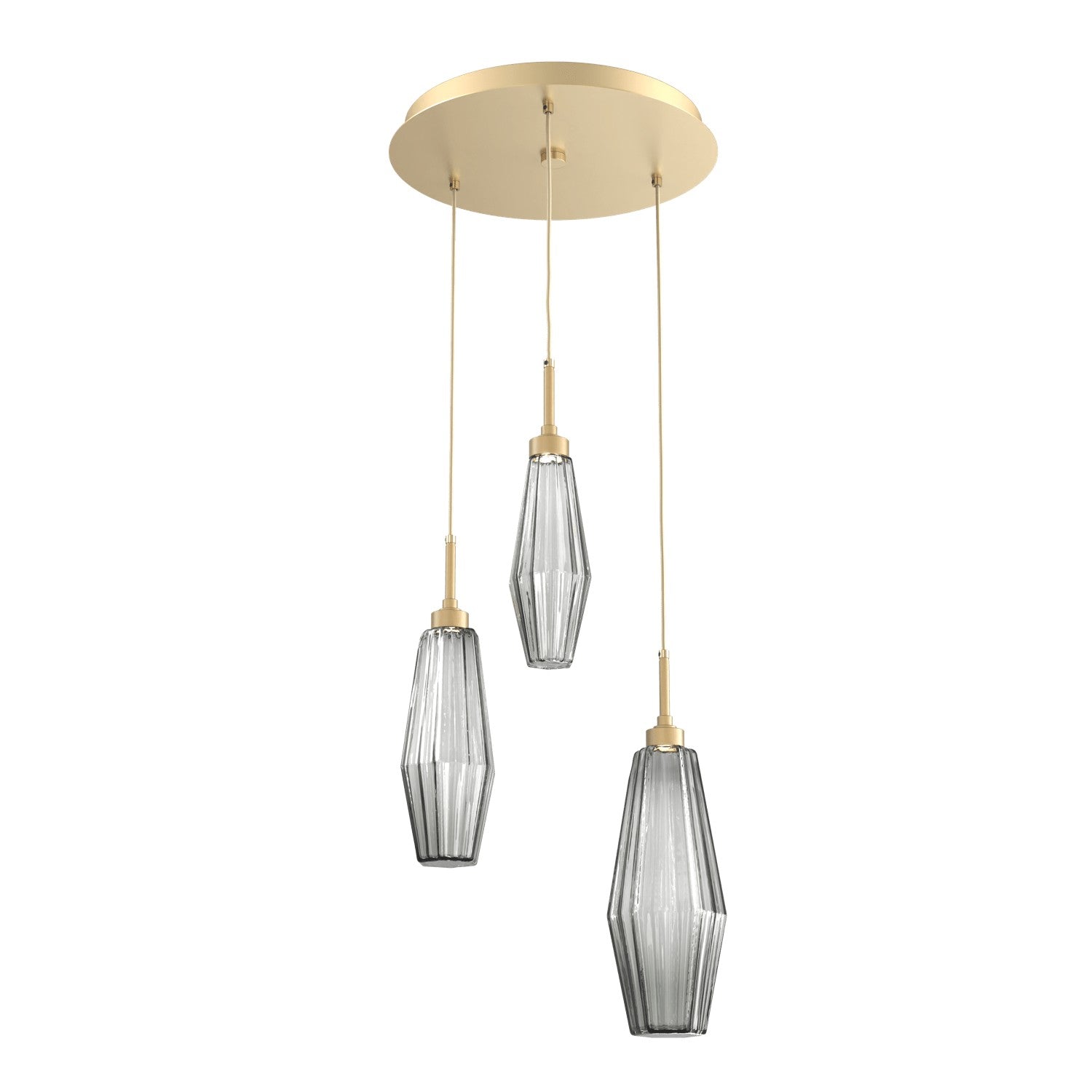 Hammerton Studio - CHB0049-03-GB-RS-C01-L1 - LED Pendant - Aalto - Gilded Brass