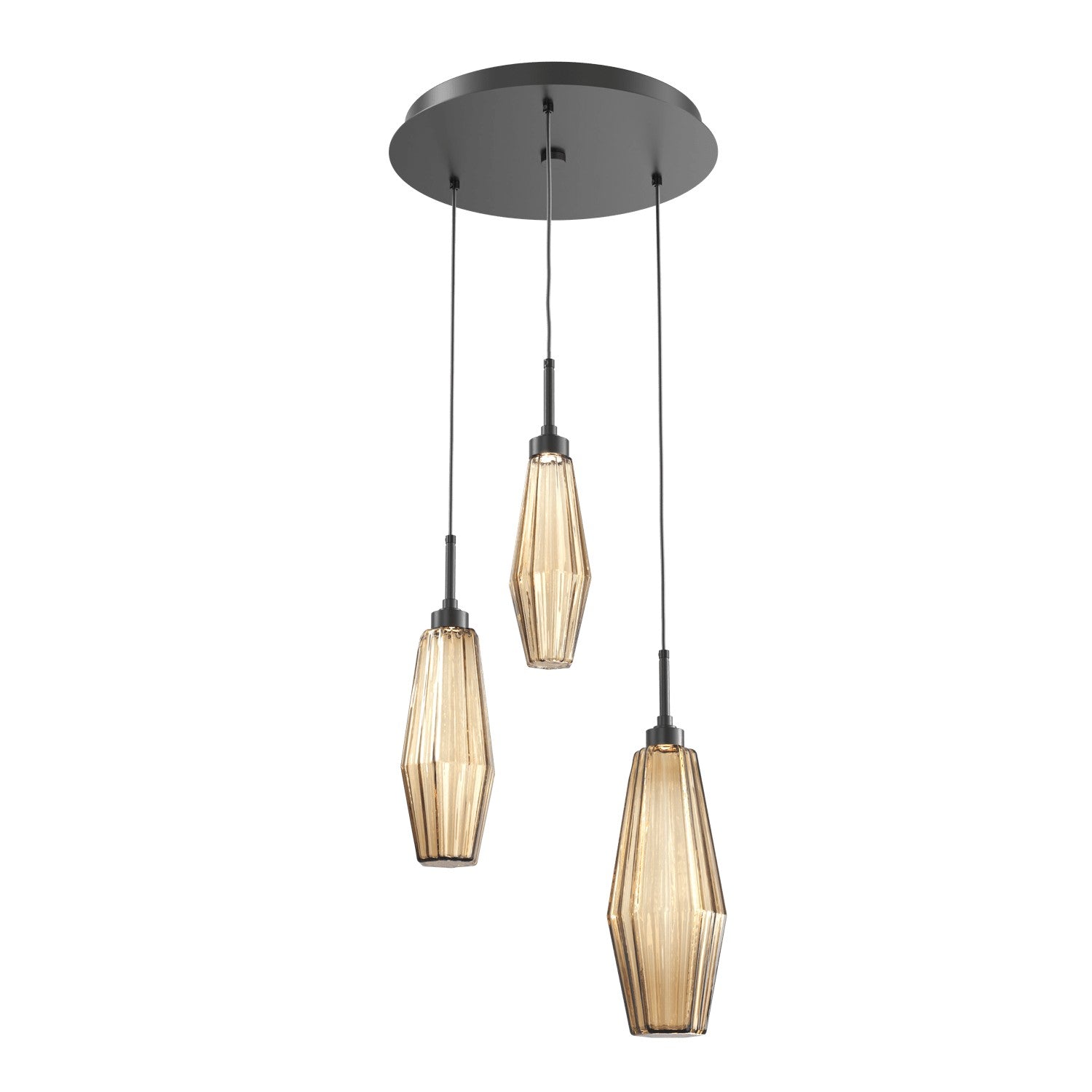 Hammerton Studio - CHB0049-03-MB-RB-C01-L1 - LED Pendant - Aalto - Matte Black