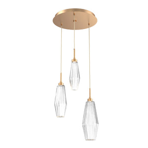 Hammerton Studio - CHB0049-03-NB-RC-C01-L1 - LED Pendant - Aalto - Novel Brass