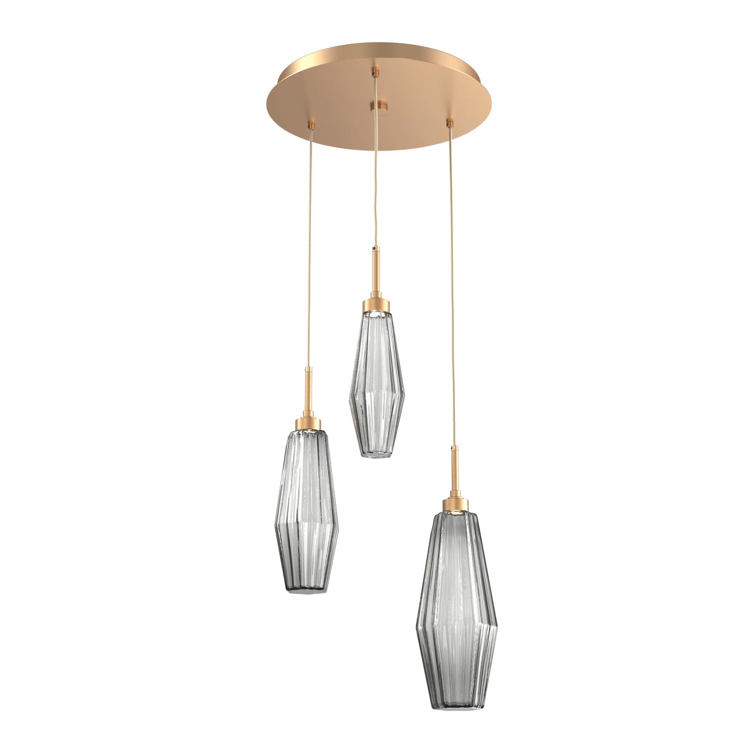 Hammerton Studio - CHB0049-03-NB-RS-C01-L1 - LED Pendant - Aalto - Novel Brass