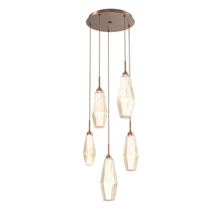 Hammerton Studio - CHB0049-05-BB-RA-C01-L1 - LED Pendant - Aalto - Burnished Bronze