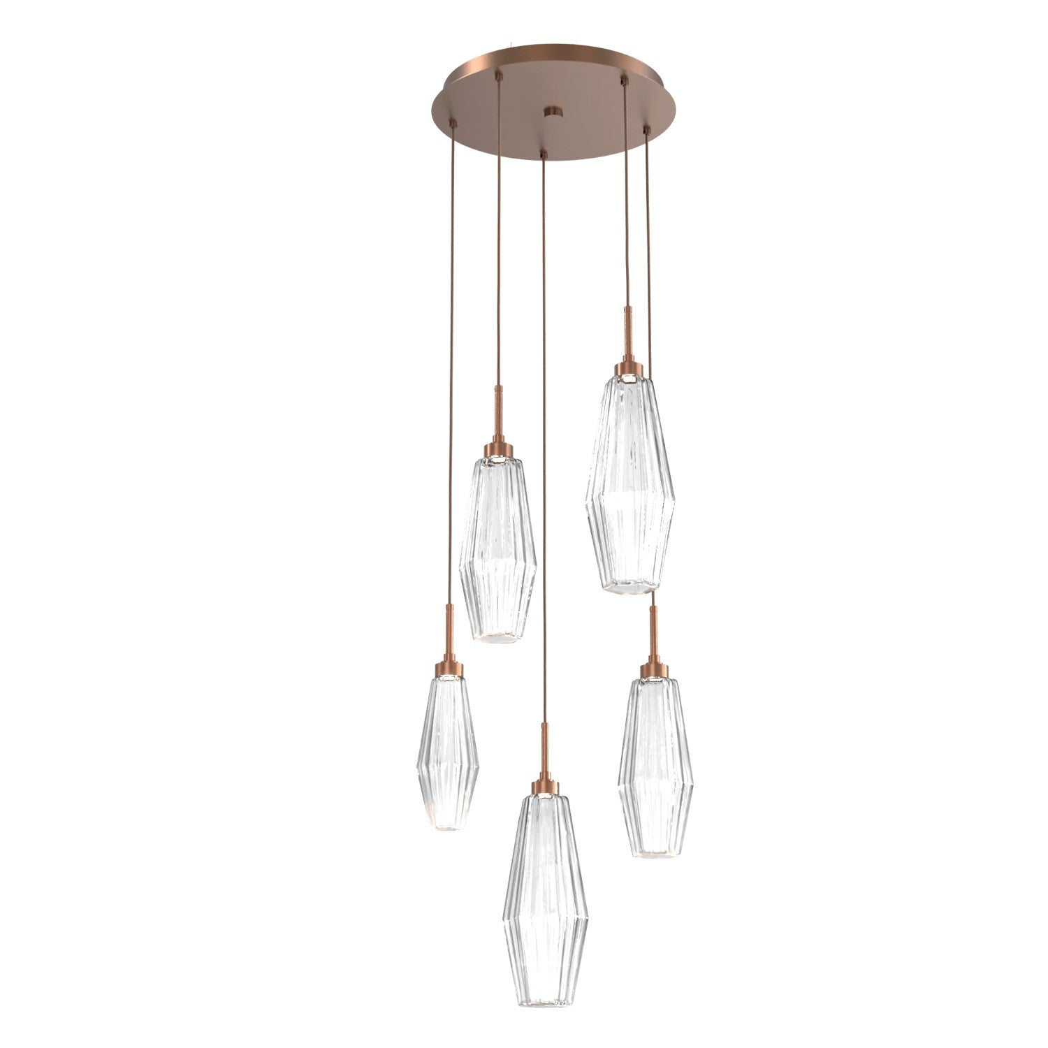 Hammerton Studio - CHB0049-05-BB-RC-C01-L1 - LED Pendant - Aalto - Burnished Bronze