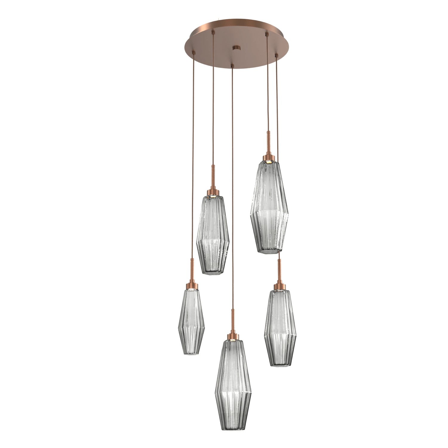 Hammerton Studio - CHB0049-05-BB-RS-C01-L1 - LED Pendant - Aalto - Burnished Bronze