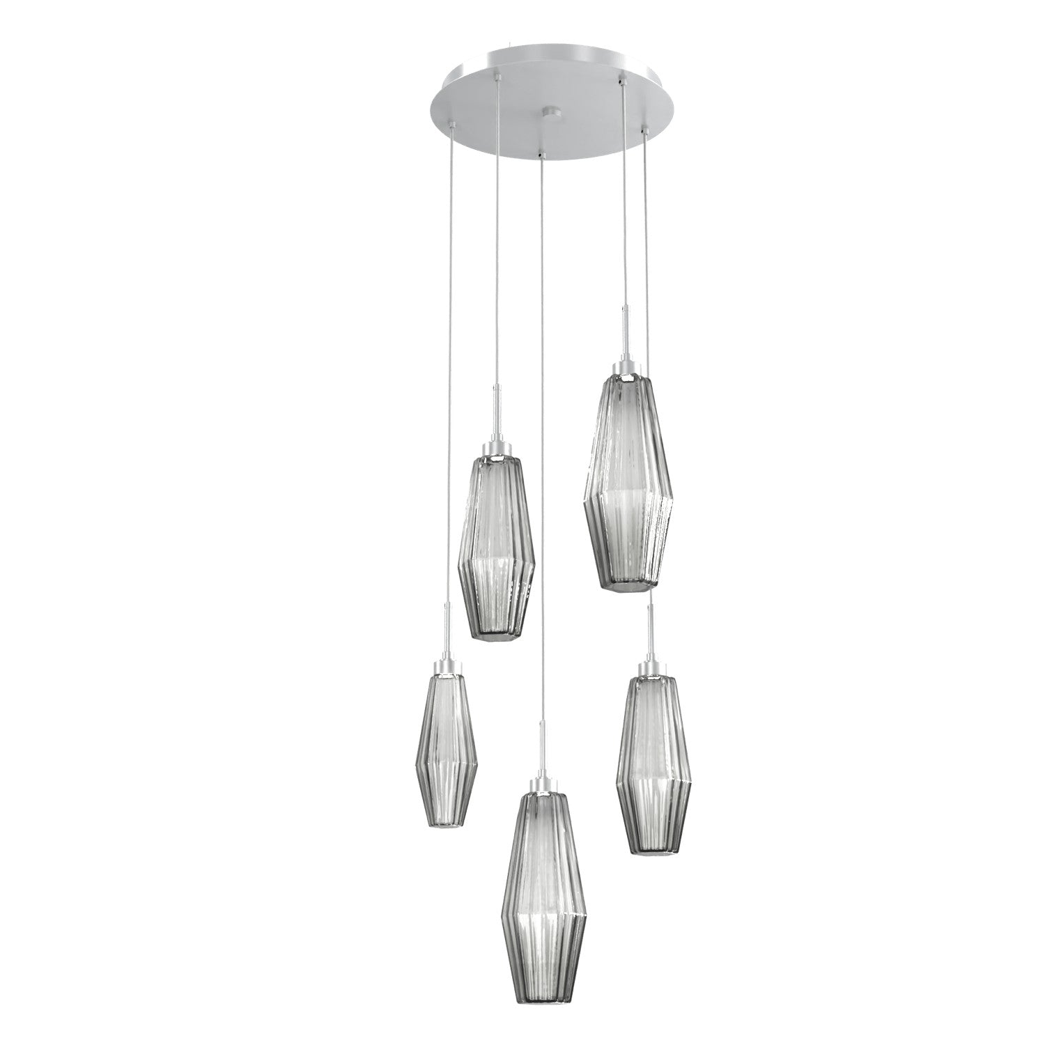 Hammerton Studio - CHB0049-05-CS-RS-C01-L1 - LED Pendant - Aalto - Classic Silver