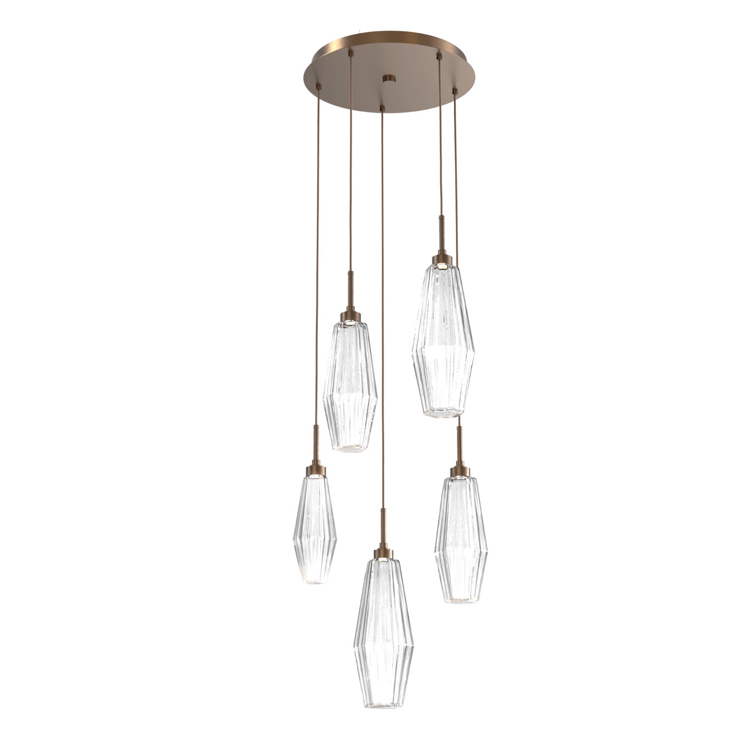 Hammerton Studio - CHB0049-05-FB-RC-C01-L1 - LED Pendant - Aalto - Flat Bronze