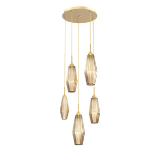 Hammerton Studio - CHB0049-05-GB-RB-C01-L1 - LED Pendant - Aalto - Gilded Brass